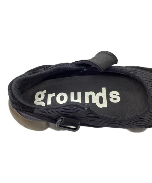 grounds（グラウンズ）grounds (グラウンズ) JEWELRY MARY JANE ブラック サイズ:24cm/US7/UK4.5/EU38の古着・服飾アイテム