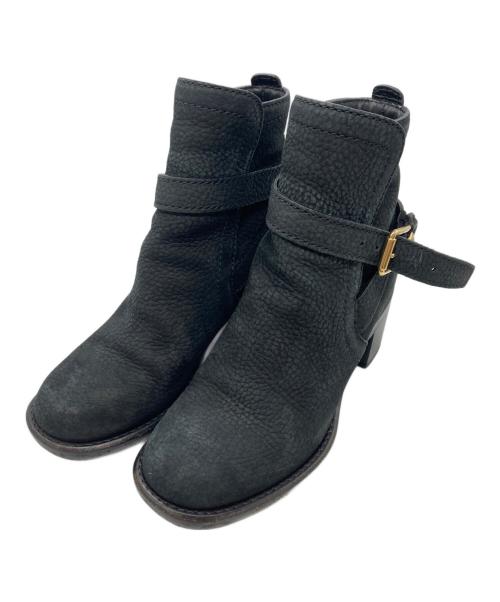 LOUIS VUITTON（ルイ ヴィトン）LOUIS VUITTON (ルイ ヴィトン) ヌバックジョッパーブーツ ブラック サイズ:34　1/2の古着・服飾アイテム