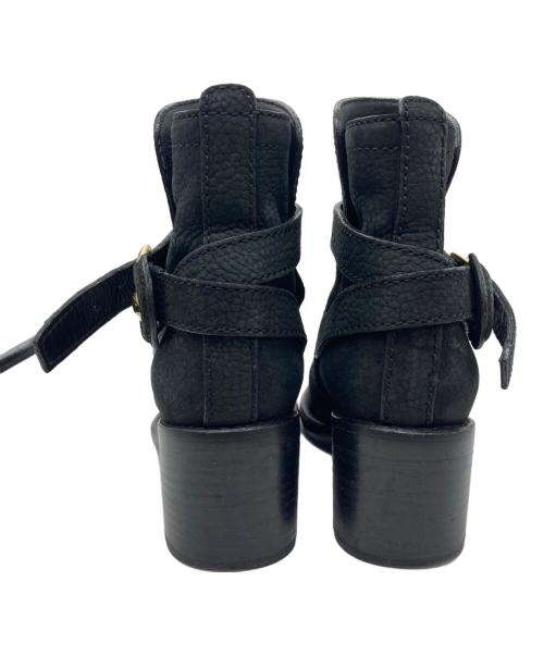 LOUIS VUITTON（ルイ ヴィトン）LOUIS VUITTON (ルイ ヴィトン) ヌバックジョッパーブーツ ブラック サイズ:34　1/2の古着・服飾アイテム