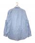 RALPH LAUREN (ラルフローレン) BLAKE ポニー刺繍 シルクリネンオーバーサイズシャツ ブルー サイズ:L：10000円