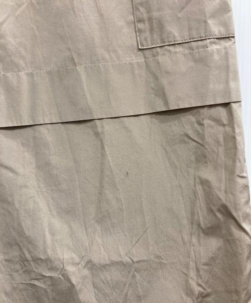 ebure（エブール）ebure (エブール) ナチュラルドライタフタカーゴライクパンツ ブラウン サイズ:38の古着・服飾アイテム