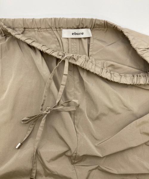 ebure（エブール）ebure (エブール) ナチュラルドライタフタカーゴライクパンツ ブラウン サイズ:38の古着・服飾アイテム