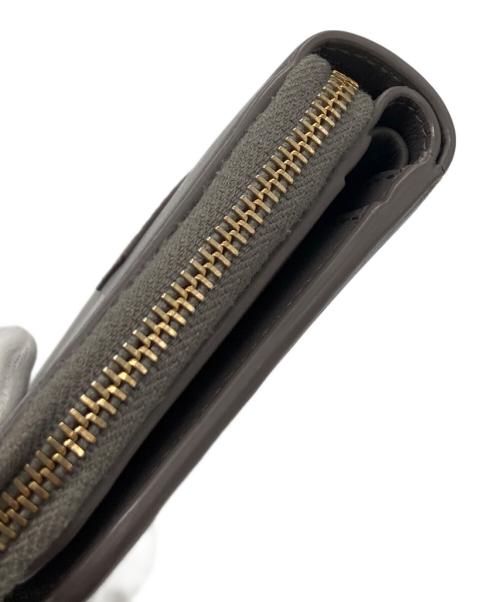 Saint Laurent Paris（サンローランパリ）Saint Laurent Paris (サンローランパリ) 2つ折り財布 グレーの古着・服飾アイテム