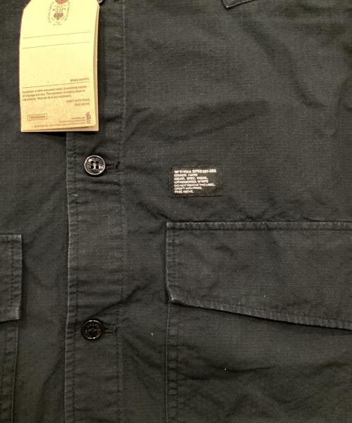 WTAPS（ダブルタップス）WTAPS (ダブルタップス) ハニカムリップストップシャツ ブラック サイズ:MEDIUMの古着・服飾アイテム