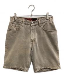 LEVI'S SILVERTAB（リーバイス）の古着「デニム ハーフパンツ」｜ベージュ