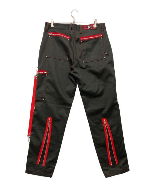 DOGPILE（ドッグパイル）DOGPILE (ドッグパイル) ボンテージパンツ ブラウン サイズ:36の古着・服飾アイテム