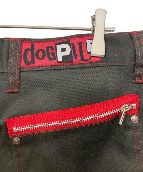 DOGPILE（ドッグパイル）DOGPILE (ドッグパイル) ボンテージパンツ ブラウン サイズ:36の古着・服飾アイテム