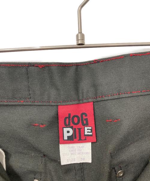 DOGPILE（ドッグパイル）DOGPILE (ドッグパイル) ボンテージパンツ ブラウン サイズ:36の古着・服飾アイテム