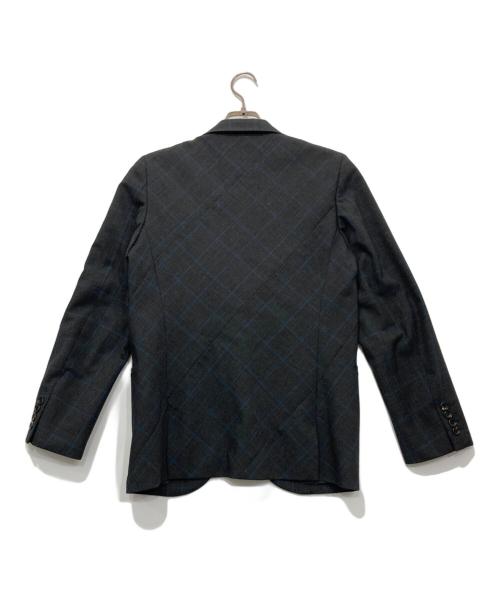 COMME des GARCONS HOMME DEUX（コムデギャルソン オム ドゥ）COMME des GARCONS HOMME DEUX (コムデギャルソン オム ドゥ) チェックテーラードジャケット グレー サイズ:XSの古着・服飾アイテム