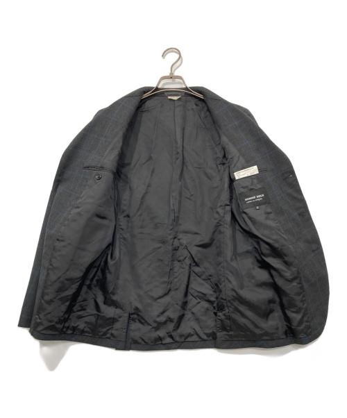 COMME des GARCONS HOMME DEUX（コムデギャルソン オム ドゥ）COMME des GARCONS HOMME DEUX (コムデギャルソン オム ドゥ) チェックテーラードジャケット グレー サイズ:XSの古着・服飾アイテム