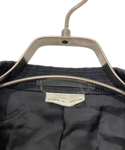 COMME des GARCONS HOMME DEUX（コムデギャルソン オム ドゥ）COMME des GARCONS HOMME DEUX (コムデギャルソン オム ドゥ) チェックテーラードジャケット グレー サイズ:XSの古着・服飾アイテム