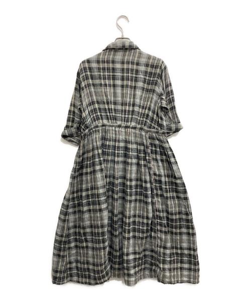 KAPITAL（キャピタル）KAPITAL (キャピタル) チェックワンピース ブラックの古着・服飾アイテム