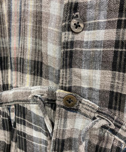KAPITAL（キャピタル）KAPITAL (キャピタル) チェックワンピース ブラックの古着・服飾アイテム