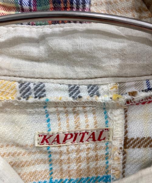 KAPITAL（キャピタル）KAPITAL (キャピタル) パッチワークチェックワンピース アイボリー サイズ:1の古着・服飾アイテム