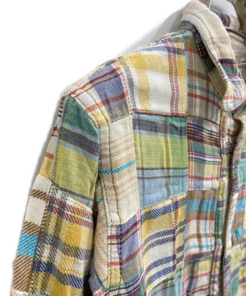 KAPITAL（キャピタル）KAPITAL (キャピタル) パッチワークチェックワンピース アイボリー サイズ:1の古着・服飾アイテム