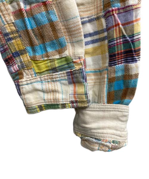 KAPITAL（キャピタル）KAPITAL (キャピタル) パッチワークチェックワンピース アイボリー サイズ:1の古着・服飾アイテム