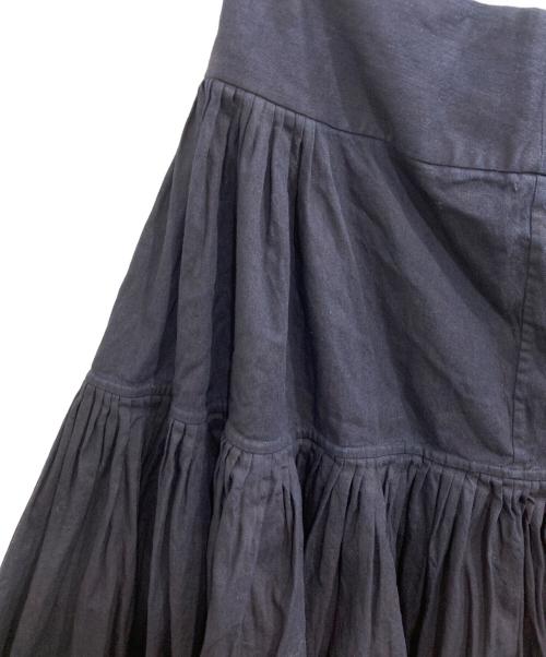 45R（フォーティファイブ・アール）45R (フォーティファイブ・アール) コットンギャザースカート インディゴ サイズ:3の古着・服飾アイテム