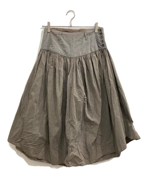 KAPITAL（キャピタル）KAPITAL (キャピタル) 杢シャンブレー アミッシュパンツ カーキ サイズ:XSの古着・服飾アイテム