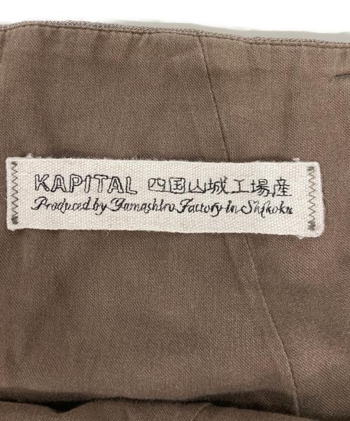 KAPITAL（キャピタル）KAPITAL (キャピタル) 杢シャンブレー アミッシュパンツ カーキ サイズ:XSの古着・服飾アイテム