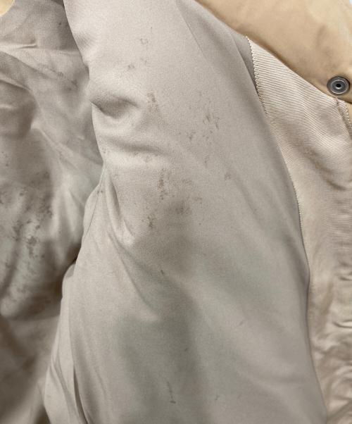 LANVIN en Bleu（ランバンオンブルー）LANVIN en Bleu (ランバンオンブルー) ファー切替ダウンコート ベージュ サイズ:36の古着・服飾アイテム