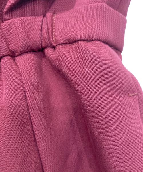 BABYLONE（バビロン）BABYLONE (バビロン) 25SS ドロストワイドパンツ レッド サイズ:Fの古着・服飾アイテム