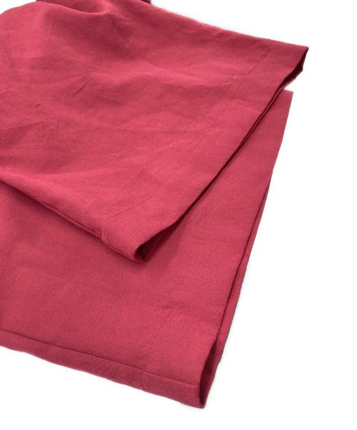 BABYLONE（バビロン）BABYLONE (バビロン) 25SS ドロストワイドパンツ レッド サイズ:Fの古着・服飾アイテム