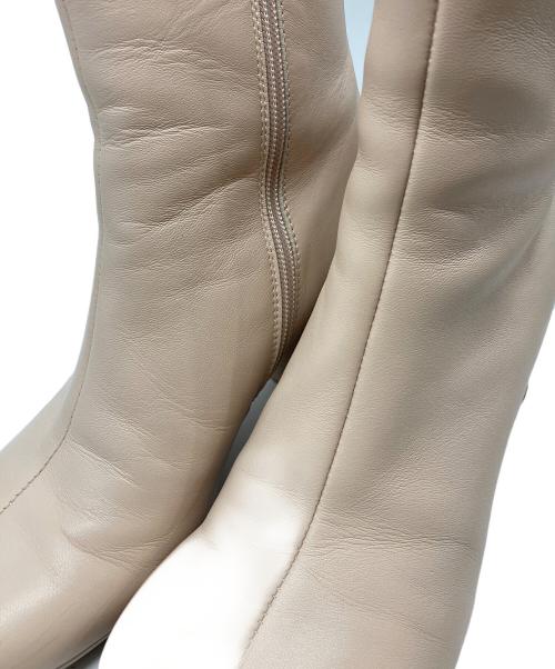 MM6 Maison Margiela（エムエムシックスメゾンマルジェラ）MM6 Maison Margiela (エムエムシックスメゾンマルジェラ) アナトミックブーツ/アンクルブーツ ベージュ サイズ:38の古着・服飾アイテム