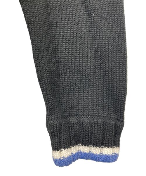 BURBERRY BLACK LABEL（バーバリーブラックレーベル）BURBERRY BLACK LABEL (バーバリーブラックレーベル) ノバチェックジップアップセーター ブラック サイズ:3の古着・服飾アイテム