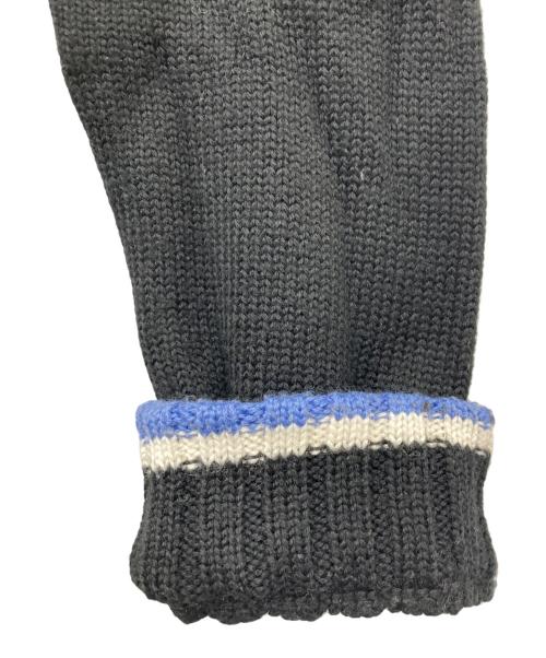 BURBERRY BLACK LABEL（バーバリーブラックレーベル）BURBERRY BLACK LABEL (バーバリーブラックレーベル) ノバチェックジップアップセーター ブラック サイズ:3の古着・服飾アイテム