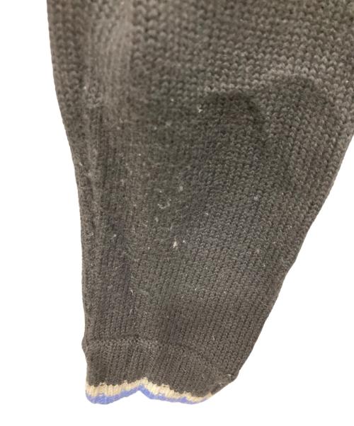 BURBERRY BLACK LABEL（バーバリーブラックレーベル）BURBERRY BLACK LABEL (バーバリーブラックレーベル) ノバチェックジップアップセーター ブラック サイズ:3の古着・服飾アイテム