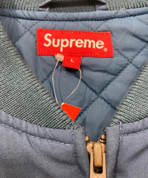 SUPREME（シュプリーム）SUPREME (シュプリーム) THRASHER (スラッシャー) Poplin Crew Jacket/ポプリンクルージャケット ブルー サイズ:Lの古着・服飾アイテム