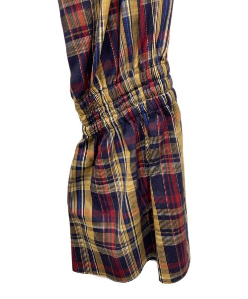 ELIN（エリン）ELIN (エリン) パフスリーブシャツドレス ブラウン サイズ:36の古着・服飾アイテム