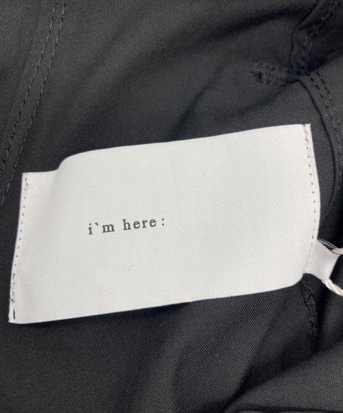 im here（アイムヒアー）im here (アイムヒアー) インサイドアウトワイドパンツ ブラック サイズ:Sの古着・服飾アイテム