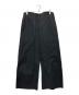 im here（アイムヒアー）の古着「インサイドアウトワイドパンツ」｜ブラック