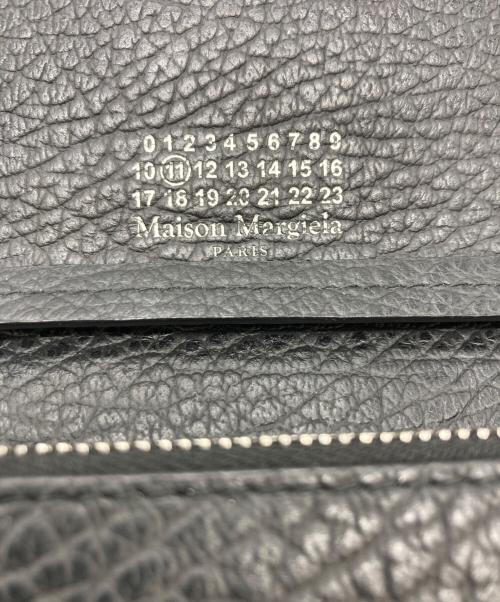 Maison Margiela（メゾンマルジェラ）Maison Margiela (メゾンマルジェラ) グレインレザー チェーン ロングウォレット ブラック サイズ:-の古着・服飾アイテム