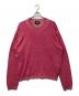 stussy　（ステューシー）の古着「Faded Cotton Knit Crew/フェーデッドコットンニット」｜ピンク