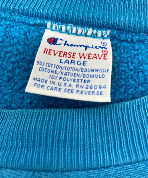Champion REVERSE WEAVE（チャンピオン リバース ウィーブ）Champion REVERSE WEAVE (チャンピオン リバース ウィーブ) リバースウィーブスウェット ブルー サイズ:Lの古着・服飾アイテム