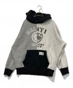 ANTi COUNTRY CLUB TOKYO×MALBONアンチカントリークラブトウキョウ×マルボン）の古着「コラボパーカー」｜グレー