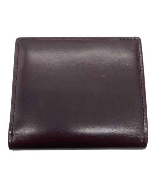 PAUL SMITH（ポールスミス）PAUL SMITH (ポールスミス) マーケトリーストライプラビット コンパクト3つ折り財布 レッドの古着・服飾アイテム