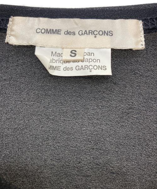 COMME des GARCONS（コムデギャルソン）COMME des GARCONS (コムデギャルソン) シアーニットカットソー ブラック サイズ:Sの古着・服飾アイテム