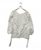 merletteマーレット）の古着「リボンブラウス」｜ホワイト