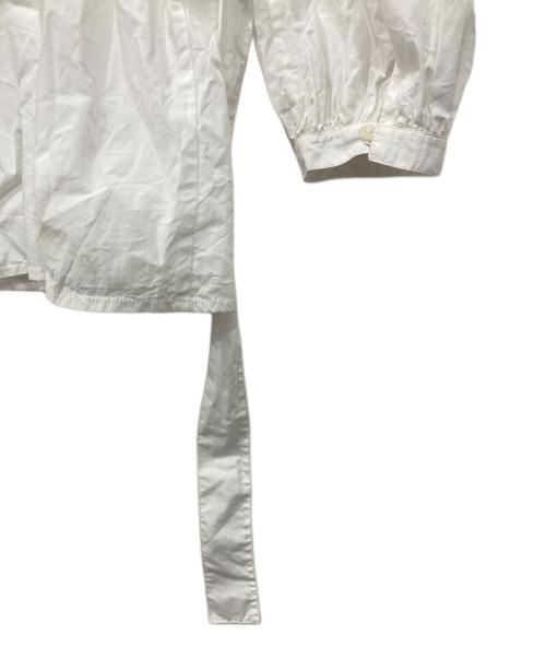 merlette（マーレット）merlette (マーレット) リボンブラウス ホワイト サイズ:Sの古着・服飾アイテム