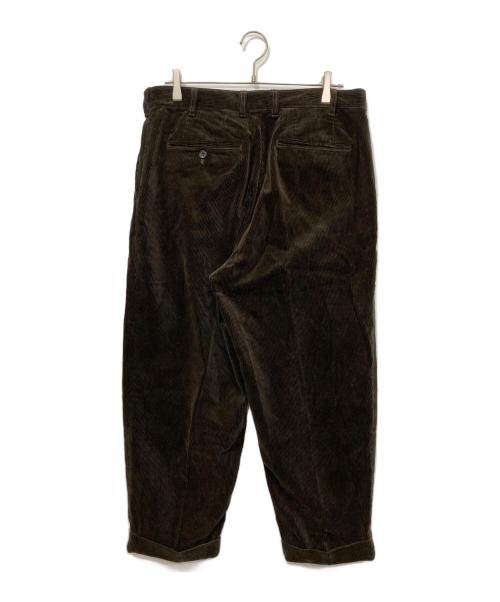 BEAMS PLUS（ビームスプラス）BEAMS PLUS (ビームスプラス) 2Pleats Corduroy pants ブラウン サイズ:Lの古着・服飾アイテム