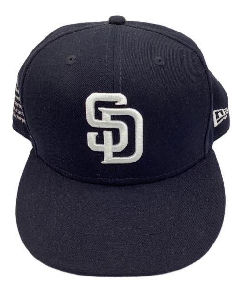 New Era（ニューエラ）New Era (ニューエラ) WIND AND SEA (ウィンダンシー) コラボキャップ ネイビー サイズ:7　1/2の古着・服飾アイテム