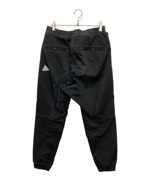 and wander（アンドワンダー）and wander (アンドワンダー) ツイルクライミングサルエルパンツ ブラック サイズ:4の古着・服飾アイテム