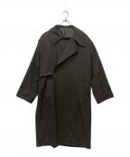 SINSSシンス）の古着「トレンチコート/Wide long trench coat」｜ブラウン