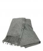 THE INOUE BROTHERS×Adam et Ropeイノウエブラザーズ×アダム エ ロペ）の古着「別注大判ストール/ベビーアルパカ大判ストール」｜グレー