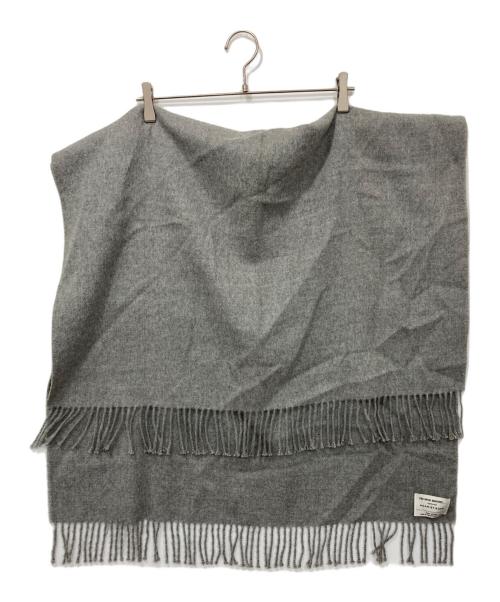 THE INOUE BROTHERS（イノウエブラザーズ）THE INOUE BROTHERS (イノウエブラザーズ) Adam et Rope (アダム エ ロペ) 別注大判ストール/ベビーアルパカ大判ストール グレーの古着・服飾アイテム