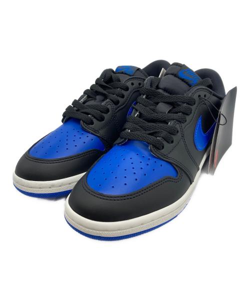 NIKE（ナイキ）NIKE AIR JORDAN 1 LOW 85 BLACK/VARSITY ROYAL/エア ジョーダン 1 レトロ ロー 85 ブラック/バーシティロイヤル ブラック×ブルー サイズ:27cm/US9/UK8/EUR42.5 未使用品の古着・服飾アイテム