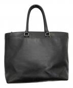 COACHコーチ）の古着「レザー ベケット トートバッグ」｜ブラック